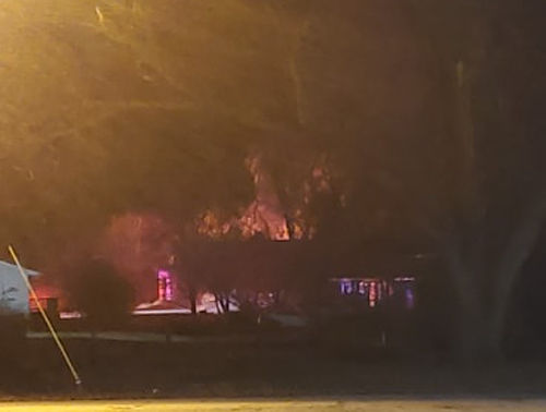 Old Farmington high school fire